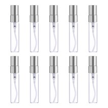 27리빙 간편한 충전 휴대용 향수 공병, 투명 실버 10ml 10개