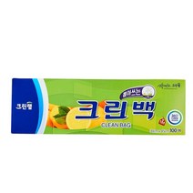 뽑아쓰는 크린백 30 x 45cm 100매 위생백 위생비닐 지퍼백 일회용비닐, 1개, 단품