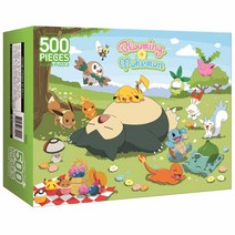 포켓몬스터 직소퍼즐 500pcs 블루밍 포켓몬 오백피스 집중력 놀이