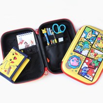 포켓몬 엠보 빅 파우치 문구세트/지갑 필통 수첩 볼펜 샤프 학용품
