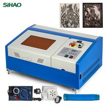 레이저각인기 Sihao-CO2 레이저 커팅 머신 40W 조각사 밀링 CorelDraw 소프트웨어 및 USB 포트 지원 30x20 CM 작동 영역