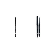 Rimmel Exaggerate 아이 라이너 디파이너 0.01, Blackest Black + Earl Grey, Combo (1 Count each)