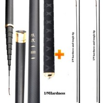 어르신 지팡이 보조기 노인 접이식 실버용품 스틱 슈퍼 라이트 하드 카본 파이버 손 낚시 폴 텔레스코픽 낚, 02 19  2_08 8M