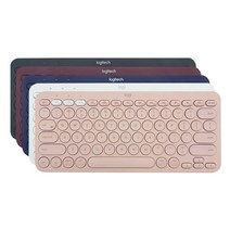 로지텍 K380 블루투스 키보드 병행 무선키보드, 없음, 와인레드 (영문각인), 텐키리스