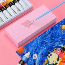 전문가용미술용품 화구 초보자 초미세 붓수채화/구 아슈/아크릴/유화 청소 도구 미술 용품에 대 한 1pc 페