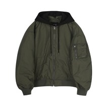버커루[NC서면] F/W 유니 나일론 후드레이어드 5온스패딩 항공점퍼B2154Z5100P-56