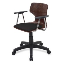 체어포커스 하이팩 인조가죽 회전 의자 CF-503, 블랙