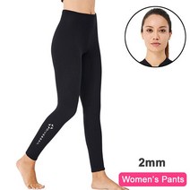 웻슈트 서핑 잠수복 스킨스쿠버 슈트남성 잠수복 탑 자켓 2mm 또는 3mm 1.5mm 네오프렌 긴팔 셔츠 바지 민, 08 2mm Women Pants_05 XL