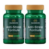 Swanson 안티 스트레스 락티움 (Lactium) 167mg 60정 2팩, 2개