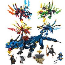 제왕 레이더 마스터 볼더 로이드의타이탄로봇 스컬던전속으로 아이스드래곤 사무라이x 미지의섬 닌자고 레고 호환 블록, 스톰 드래곤즈+4 쌍두룡