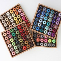 무형광 날라리사 1700m - 130색 미니실 라라실 늘어나는 실 스판원단밑실, 377 살구