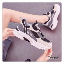 티피 여성 봄가을 못난이 운동화 캐주얼 운동화 에어 메쉬 컴포트 운동화