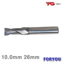 Foryou17335 와이지원 코팅엔드밀 10mm 26mm 1개 절삭 공작 초경 엔드밀