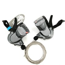 자전거 변속기 Bicycle derailleurs m4000 shift 레버 3x9 27 speed mtb 산악 접이식 시프터 sl m4000, 3x9 27단 1쌍