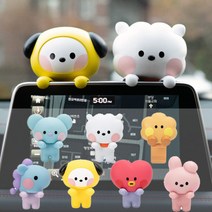 BT21 모니터걸이 방향제 본품+리필 모니터 방향제 귀여운 미니니 피규어 차량용 방향제 사무실 향기 치미 타타 슈키 쿠키 코야 알제이 망 라인프렌즈, 모니터방향제_슈키(SHOOKY)_프리지아향
