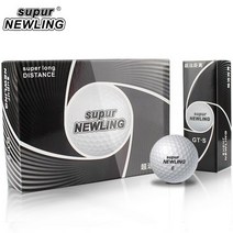 Supur Newling 골프 공 3 레이어 슈퍼 장거리 골프 게임 공 팩 12 개 공, 1 box