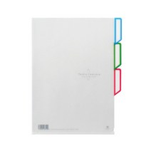 PP인덱스클리어홀더 3 포켓 1개 F599 -7문화산업 시스템 바인더, 본상품선택