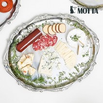 [MOTTA] 모타 바로크 타원형트레이 42 스텐 쟁반