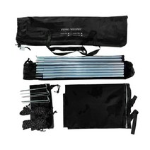 타프쉘 야외 자동차 방수 텐트 차양 SUV 햇빛 가리개 그늘 스크린 캠핑 정원 낚시 여행 피크닉 캐노피 방수포, 검은색, 300x150cm(118x59인치)