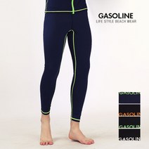 GASOLINE 스티치 남성 비치레깅스/웨이크보드복 RA017M, 단품