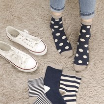 여성 패턴포인트 양말 6켤레 패션양말 여성양말