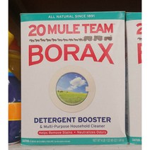 20 Mule Team All Natural Borax 올 네추럴 붕사 멀티 세제 클리너 1.84kg