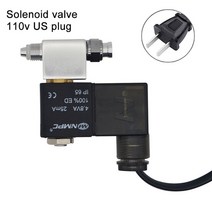 자작 화학 이탄 이산화탄소 발생기 고압 수족관 CO2 레귤레이터 솔레노이드 밸브 키트 물고기 탱크 버블 카운터 마그네틱 제어 시스템 반응기 발전기 압력 감소, 작은 단일 미터, cga320