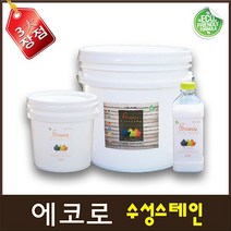 오일스테인 T61 방부목페인트 에코로스테인 1리터, 티크