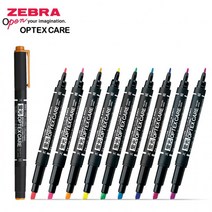 제브라 마카 형광펜 옵텍스 케어 WKCR1, 옐로우