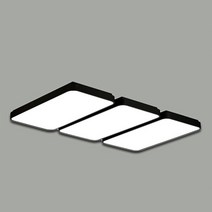 시스템 거실등 LED 180W 블랙 주광색 하얀빛 30평 40평, 단품