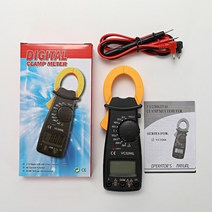 휴대용 MT87 LCD 디지털 클램프 미터 멀티 미터 측정 AC/DC 전압 테스터 전류 저항 멀티 테스트, 01 브라운
