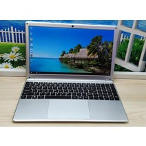저가 노트북 싼 노트북저렴 15.6 인치 인텔 빠른 노트북 4gb ram 256g 10, 실버 4GB 256GB SSD