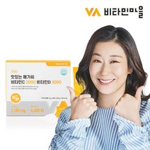 비타민마을 맛있는 비타민C 2000 비타민D 3000 60포, 단품