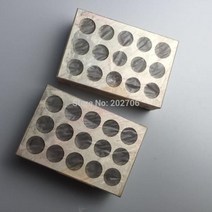23 홀 정밀 25-50-75mm 블록 1 쌍 (2 개) 병렬 클램핑 세트 스틸 1-2-3 "블록 게이지, 02 1-2-3in with wrench