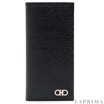 페라가모 [FERRAGAMO] 리바이벌 간치니 장지갑 66-A069 NERO+ROSSO 686018