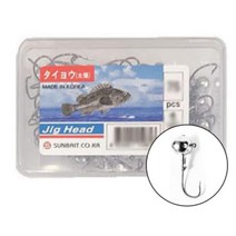 지그헤드 기본축 큰통 1/4oz 65개입 볼락 낚시 채비 메기 배스 쏘가리 송어