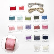 히야가게 매듭 팔찌줄 0.4 0.8mm, 03 핑크, 01-0.4mm(길이 300cm)