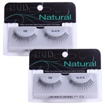 아델 내추럴 래쉬 1쌍, 110 Black, 2개