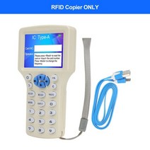 안전 10 영어 주파수 rfid 복사기 복사기 125khz 키 fob nfc 리더 라이터 13.56mhz 암호화된 프로그래머 usb uid 복사 카드 태그, rfid 복사기 전용