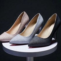 여성구두 글리터 펌프스 스틸레토 하이힐 9.5cm P819