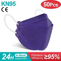 가정용nas 나스 nas 외장 하드 서버 구축 10 일 배달! FFP2 마스크 승인 안전 방진 피쉬 보호 페이스 KN95, 04 Dark Blue-50PCS