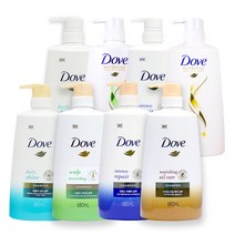 도브 뉴트리티브 솔루션 680ml 샴푸 / 컨디셔너 x4개, A04　