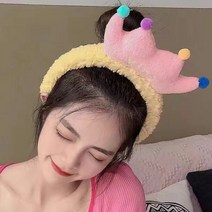 [생일머리띠] 파티생일머리띠 왕관 생일 모자, 핑크