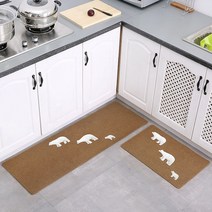 라텍스 발매트 욕실 화장실 주방 매트 1+1, 50*80+50*160cm, 이미지24