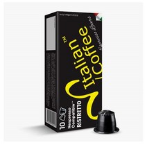 DELICITALY - Italian Coffee Nespresso Compatible Ristretto 이탈리안 커피 리스트레토 10캡슐 100팩