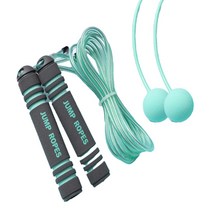 마켓플레이스 줄넘기 유.무선 줄넘기 실내 줄넘기, 그린