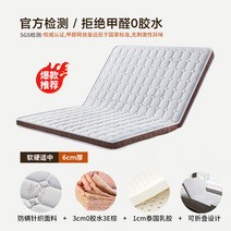 B야자섬유 3cm패드+라텍스 1cm패드 2단 접이식 매트리스 단단한 갈색 하드 매트, I. type 9_단일상품