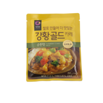 청정원 강황골드 카레 80g, 순한맛80g, 5개