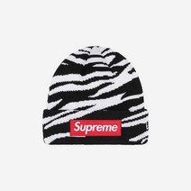 슈프림 뉴에라 박스로고 비니 지브라 - 22FW Supreme New Era Box Logo Beanie Zebra 22FW213597