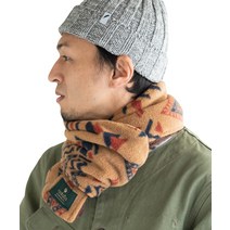 nakota 나코타 Clean Boa Fleece Mufller [브라운 이사카프리 사이즈] 보아 플리스 머플러 맨즈 레이디스 방한 겨울 방한 겨울
